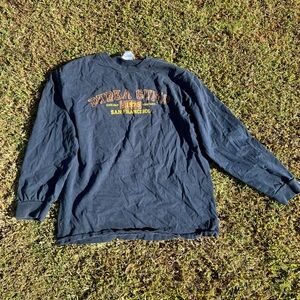 Black Bubba Gump Long Sleeve Shirt